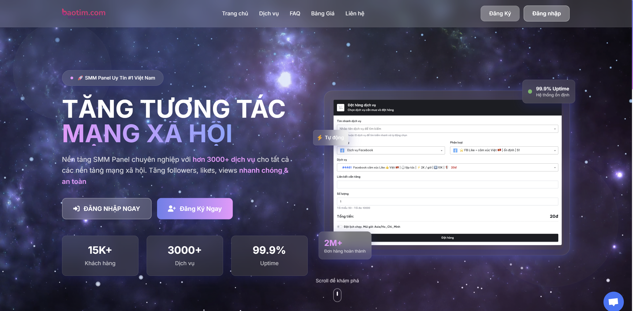SMM Panel Dashboard